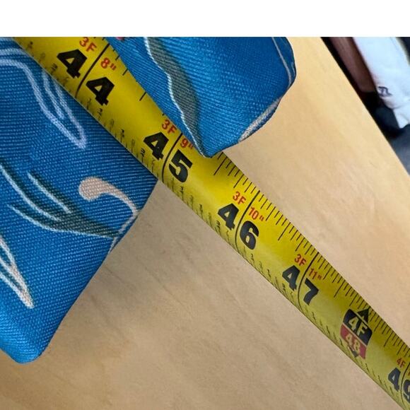 VINTAGE 70s Montgomery Ward Wrap Dress Womens Blue Floral Tie Waist Boho Medium - Picture 4 of 8